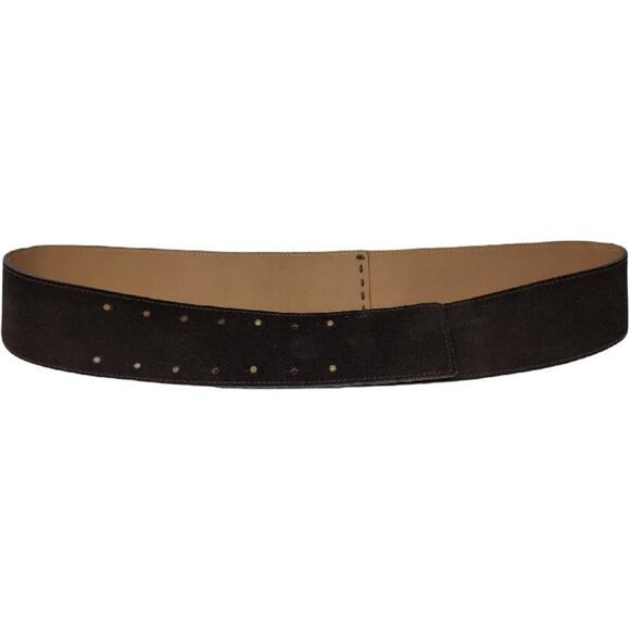 GAP Brown Leather Cinch Waist Belt, Medium - Picture 1 of 8
